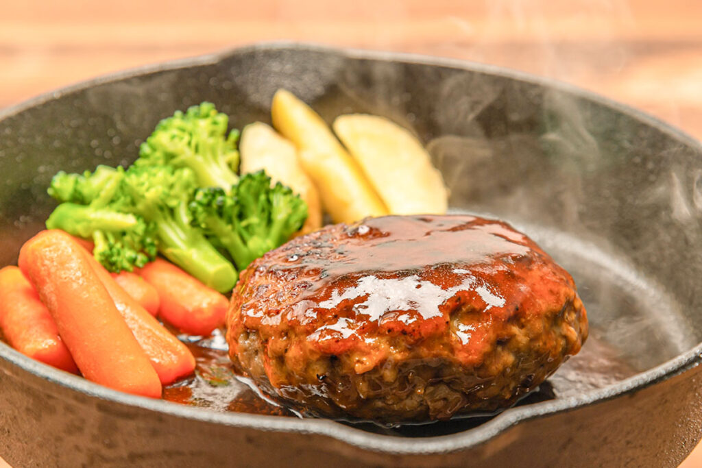 スキレットハンバーグ